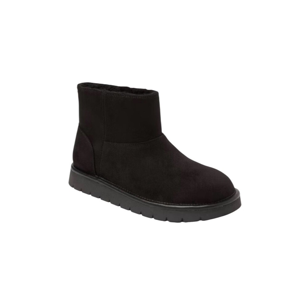 NWT Universal Thread “May” Black Faux Suede Ankle Boots Women’s 7 Memory Foam